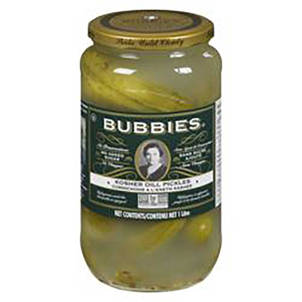 Bubbies Kosher Dill Pickles, 1 L -- 6 Per Case