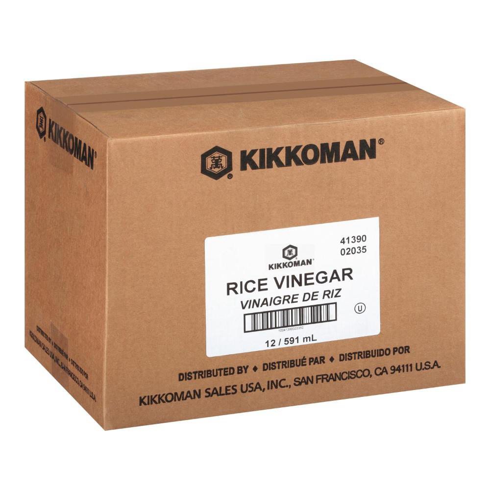 Kikkoman Rice Vinegar, 591 Ml -- 12 Per Case