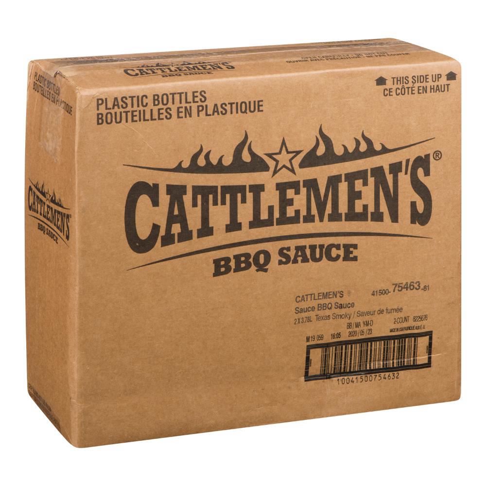Cattlemen's Texas Smoky Bbq Sauce, 3.78 L -- 2 Per Case