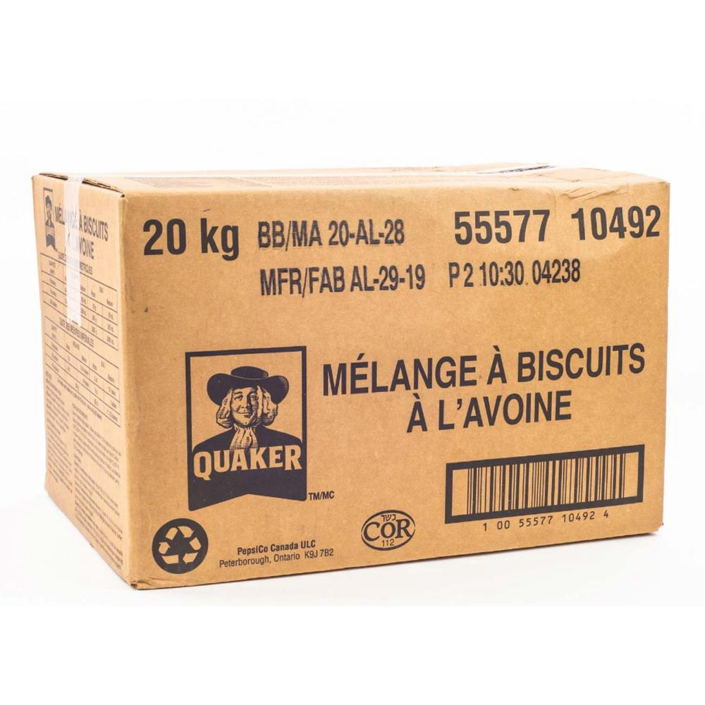 Quaker Oatmeal Cookie Mix, 20 Kg