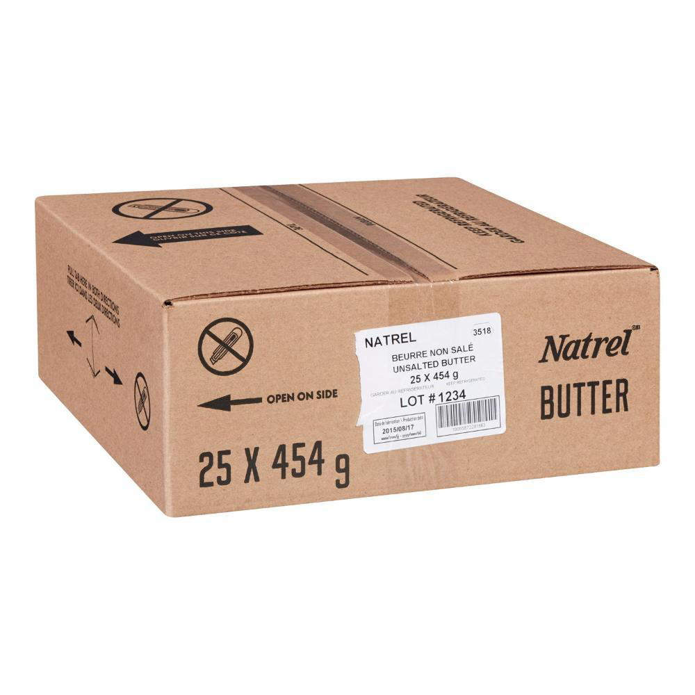 Natrel Unsalted Butter, 454 G -- 25 Per Case