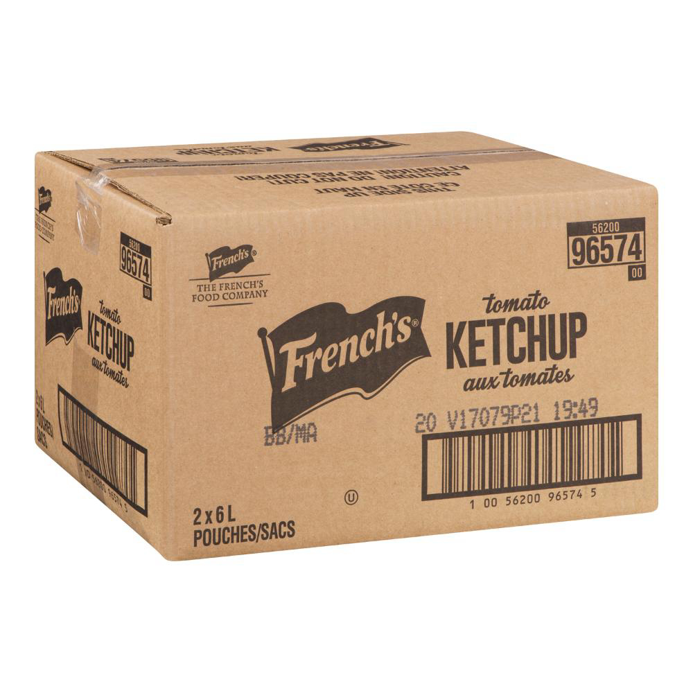 French's Tomato Ketchup - Pouch, 6 L -- 2 Per Case