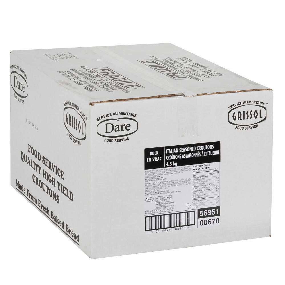 Grissol Italian Seasoned Croutons - Bulk, 4.5 Kg