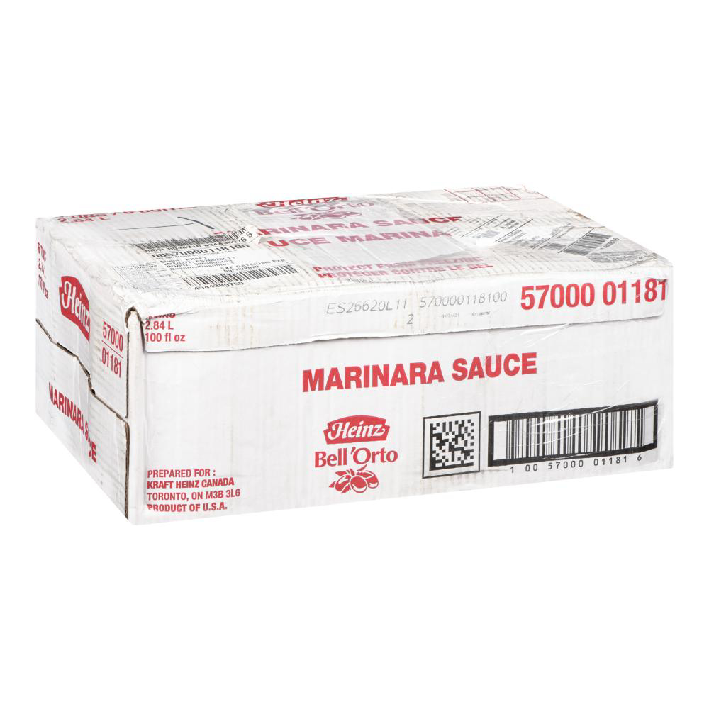 Bell'orto Sauce Marinara, 2,84 L -- 6 Par Caisse