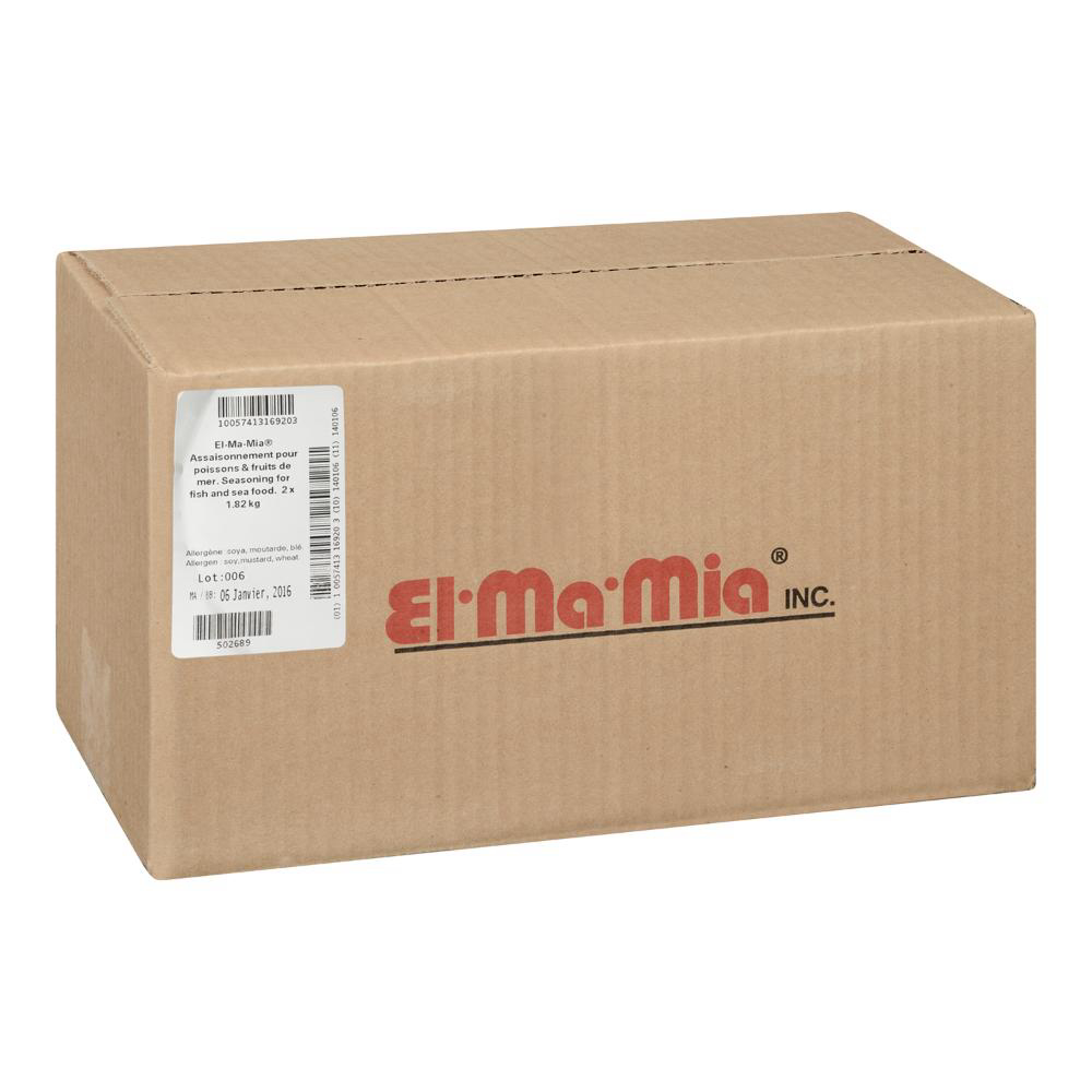 El Ma Mia Fish And Seafood Seasoning, 1.82 Kg -- 2 Per Case