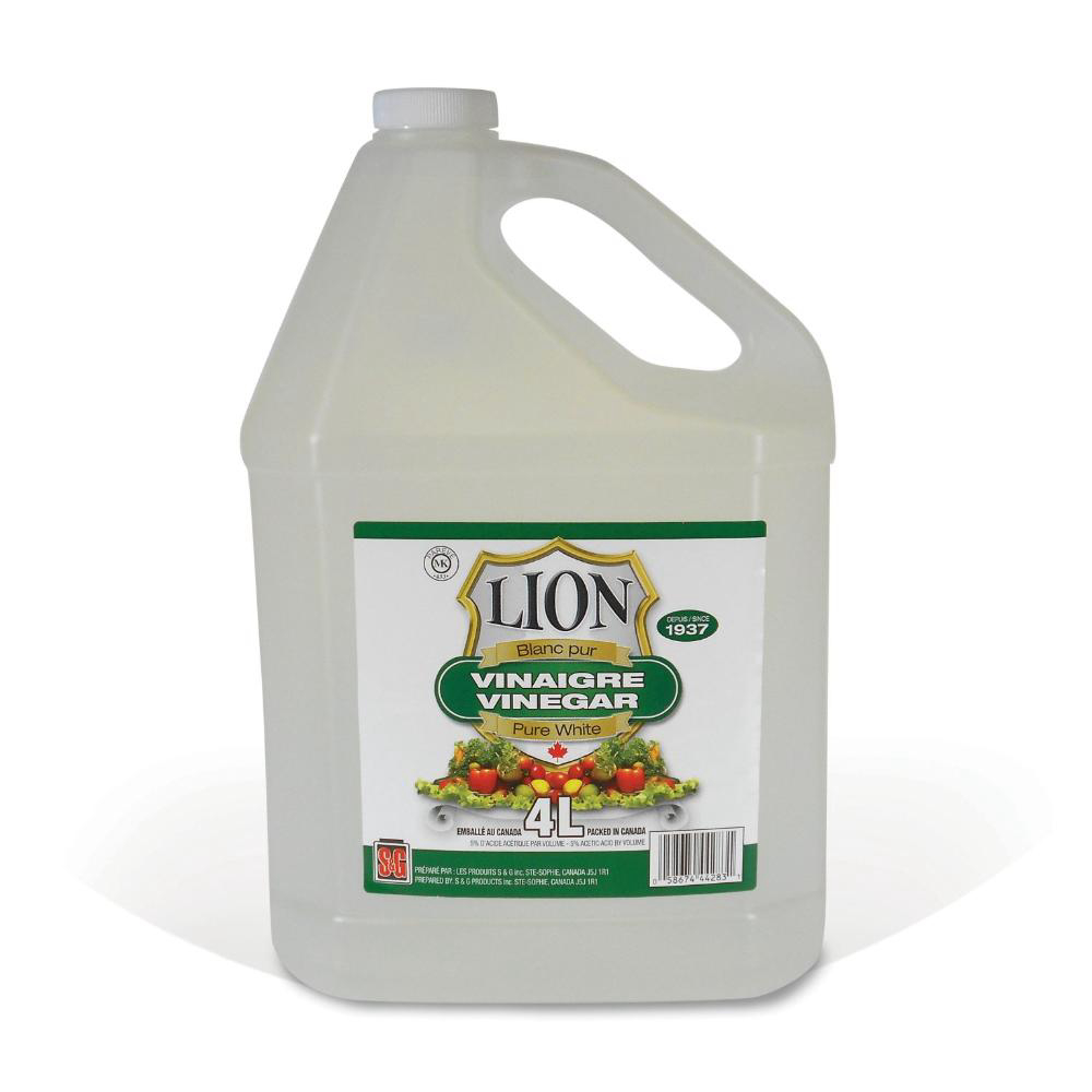 Lion White Vinegar, 4 L -- 4 Per Case