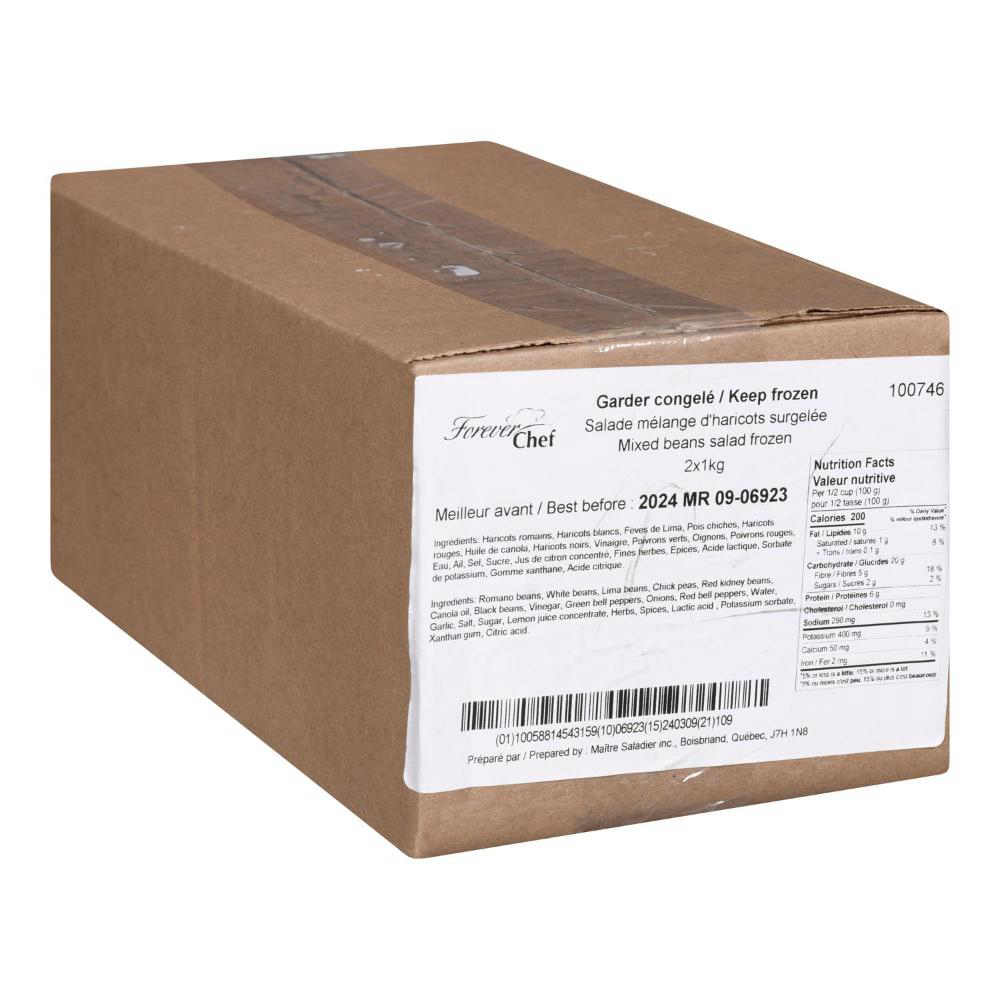 Forever Chef Mixed Bean Salad, 1 Kg -- 2 Per Case