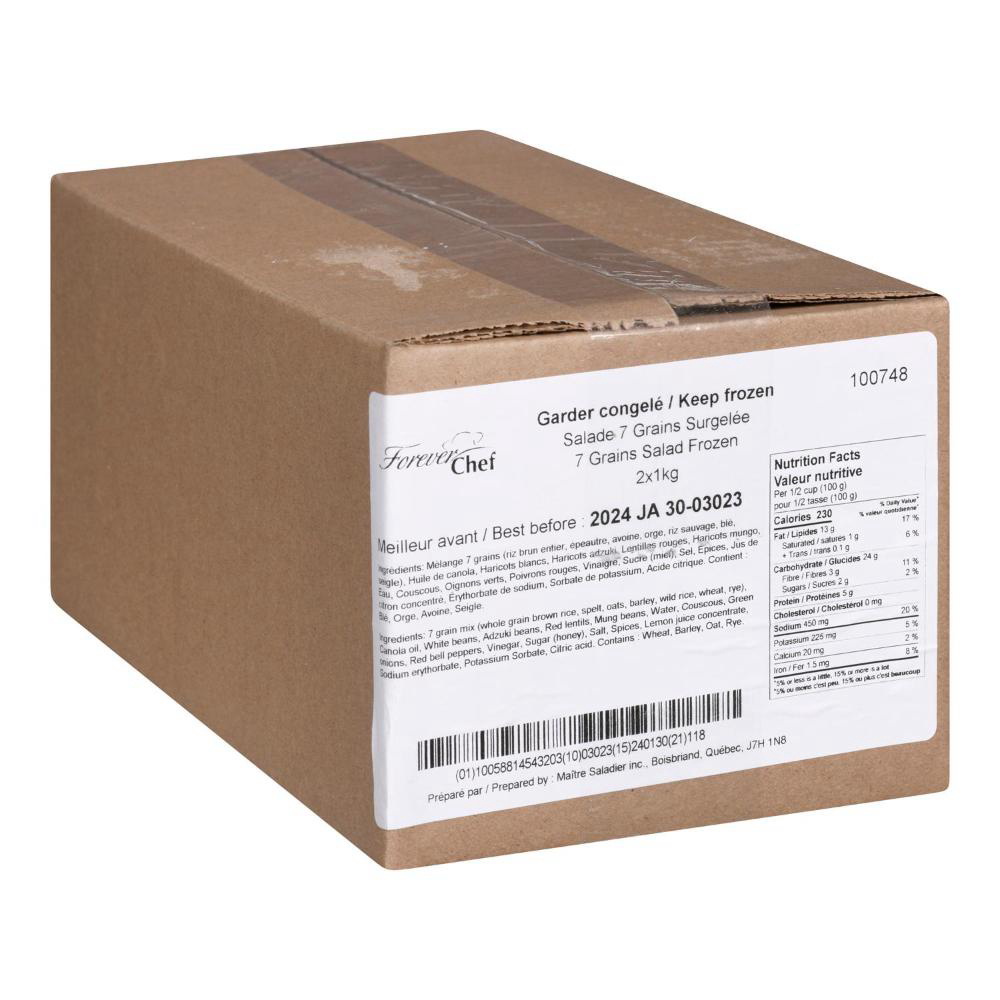 Forever Chef 7 Grain Vegetable Salad, 1 Kg -- 2 Per Case