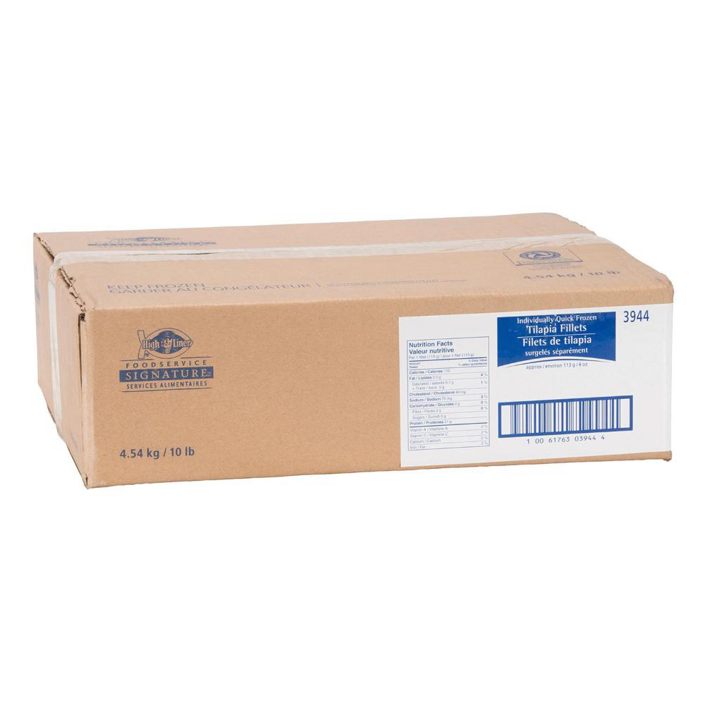 High Liner 4 Oz Iqf Tilapia Fillets, 4.54 Kg