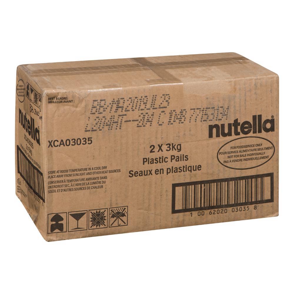 Nutella Chocolate Hazelnut Spread, 3 Kg -- 2 Per Case