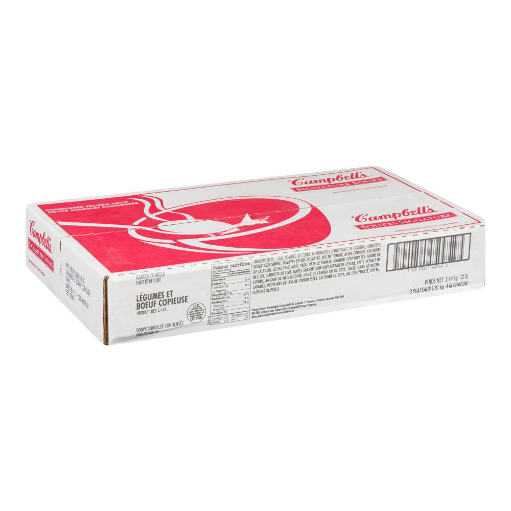 Campbell's Signature Hearty Vegetables And Beef Soup, 1.81 Kg -- 3 Per Case