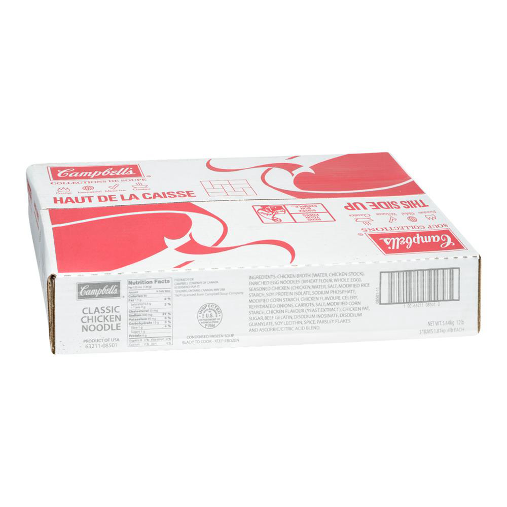 Campbell's Signature Classic Chicken Noodle Soup, 1.81 Kg -- 3 Per Case