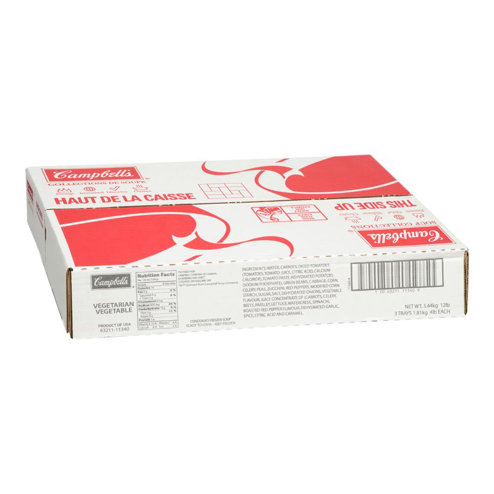 Campbell's Soupe Végétarienne Aux Légumes Signature, 1,81 Kg -- 3 Par Boîte