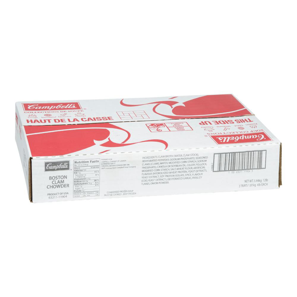Campbell's Boston Clam Chowder Soup, 1.81 Kg -- 3 Per Case