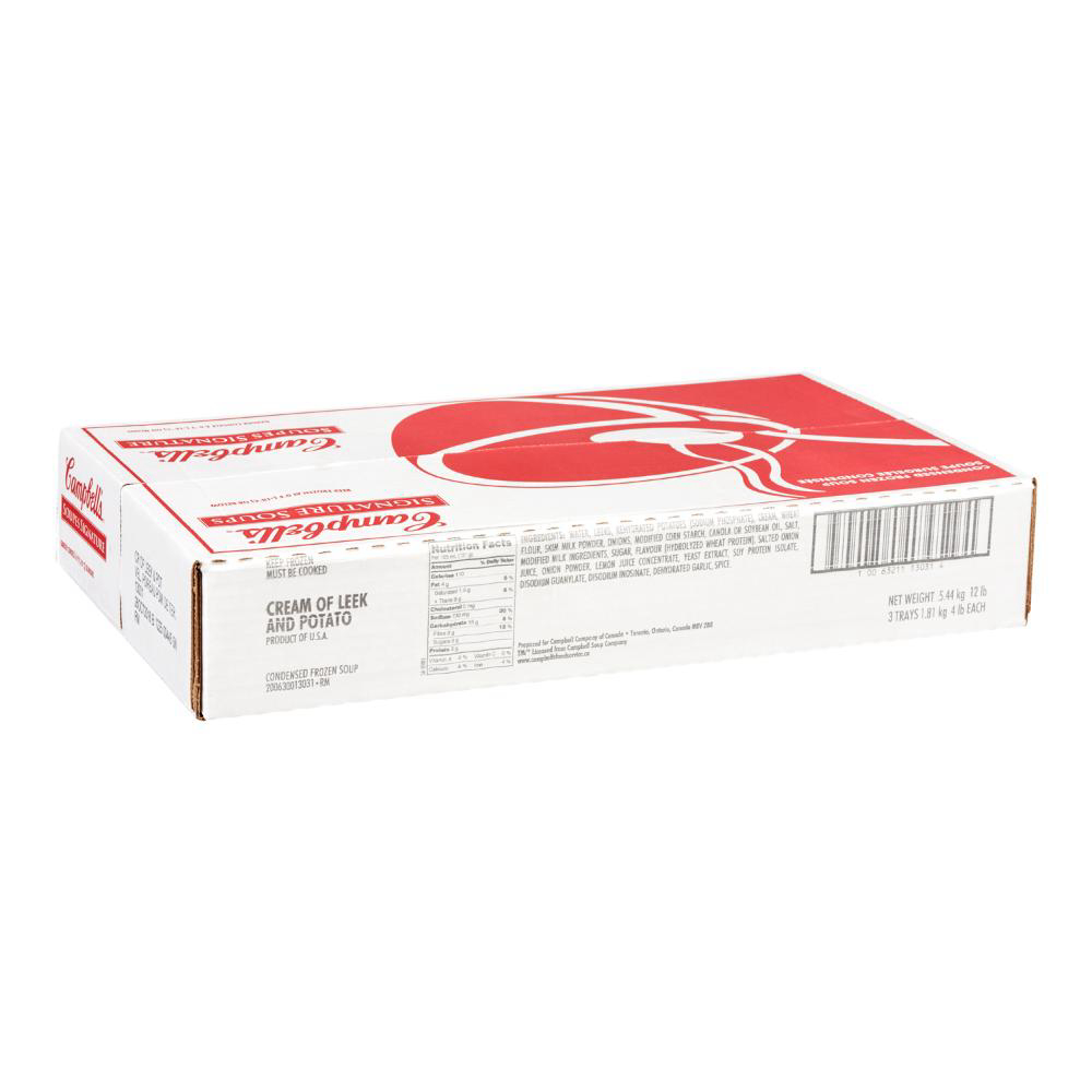 Campbell's Soupe Signature Aux Poireaux Et Pommes De Terre, 1,81 Kg -- 3 Par Boîte