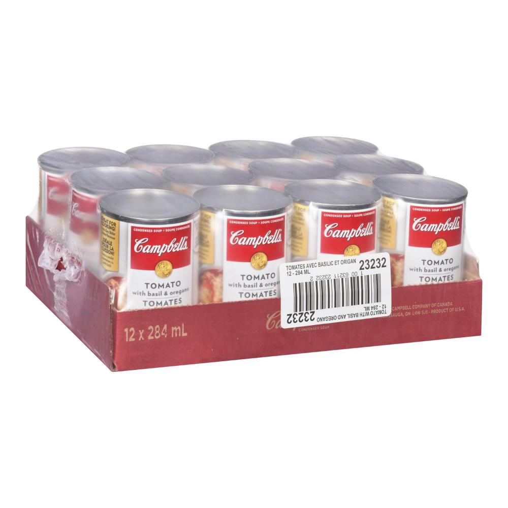 Campbell's Tomato With Basil And Oregano Soup, 284 Ml -- 12 Per Case