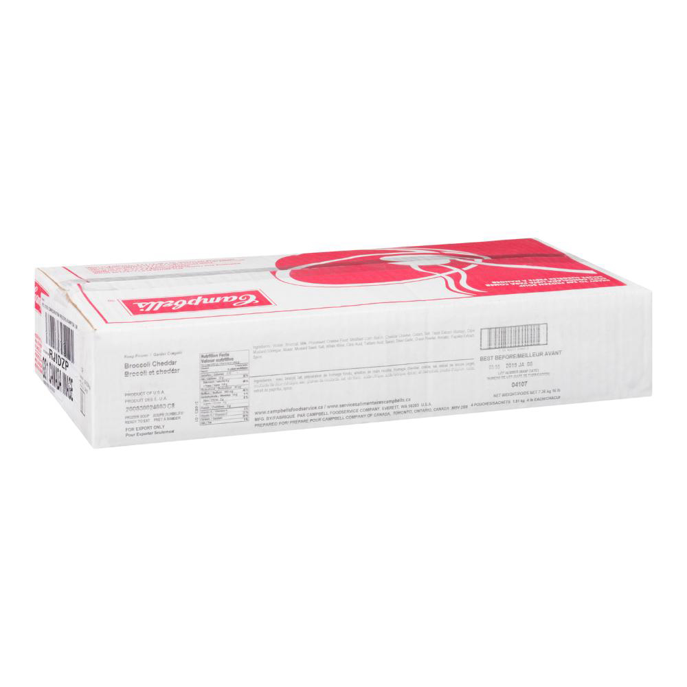 Campbell's Soupe Au Brocoli Et Au Cheddar Signature, 1,81 Kg -- 4 Par Boîte