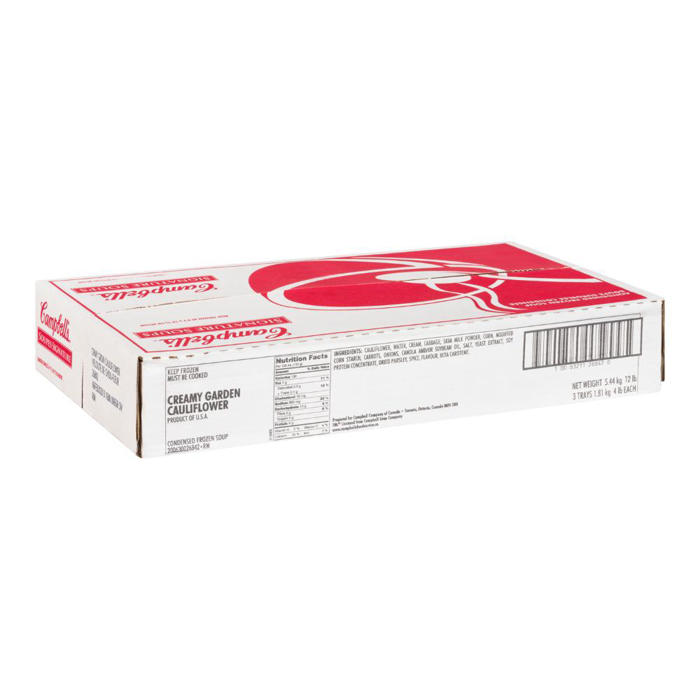Campbell's Soupe Crémeuse Au Chou-fleur Signature, 1,81 Kg -- 3 Par Boîte