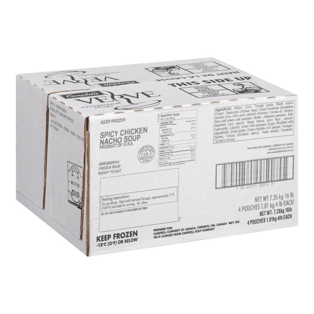 Verve Spicy Chicken Nacho Soup, 1.81 Kg -- 4 Per Case