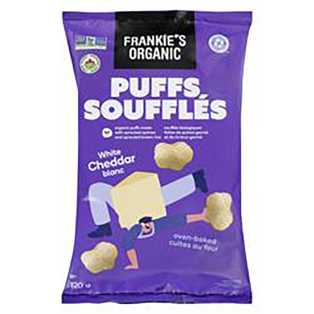 Frankie's Organic White Cheddar Puffs, 120 G -- 12 Per Case