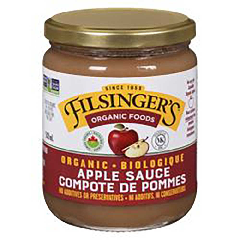 Filsinger's Organic Apple Sauce, 500 Ml -- 12 Per Case