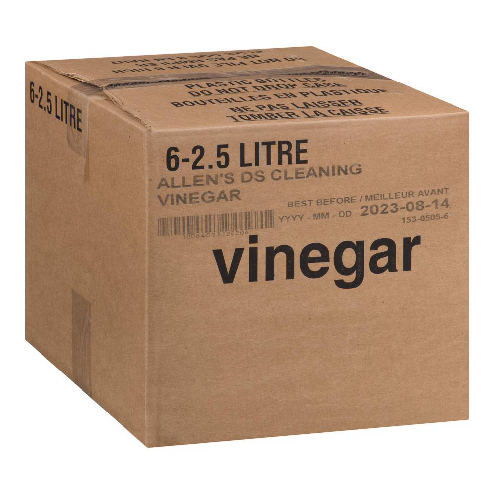 Allen's Double Strength Cleaning Vinegar, 2.5 L -- 6 Per Case