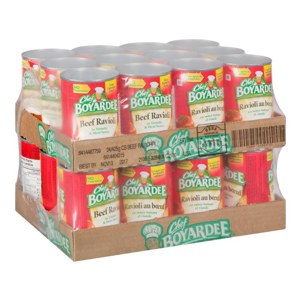 Chef Boyardee Beef Ravioli, 425 G -- 24 Per Case
