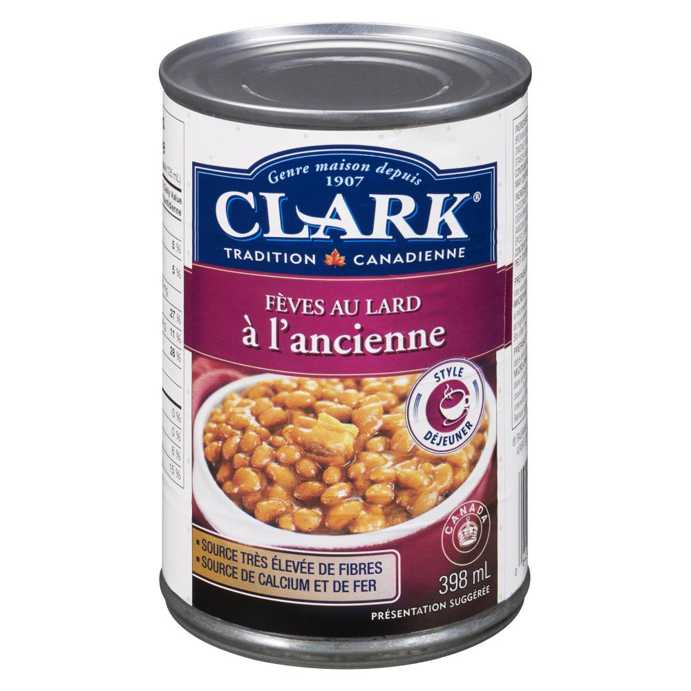 Clark Baked Beans With Pork Old Fashioned, 398 Ml -- 24 Per Case