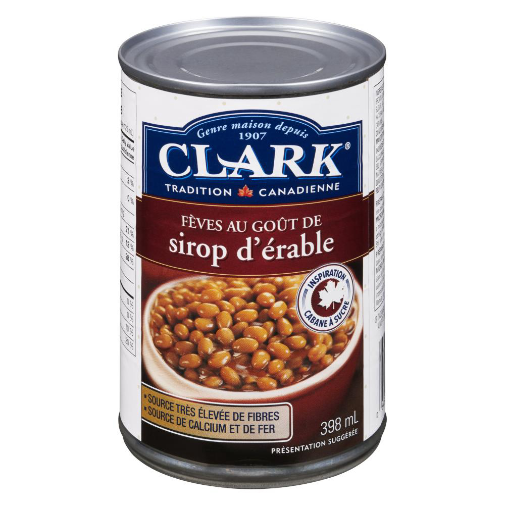 Clark Baked Beans With Maple Syrup, 398 Ml -- 24 Per Case