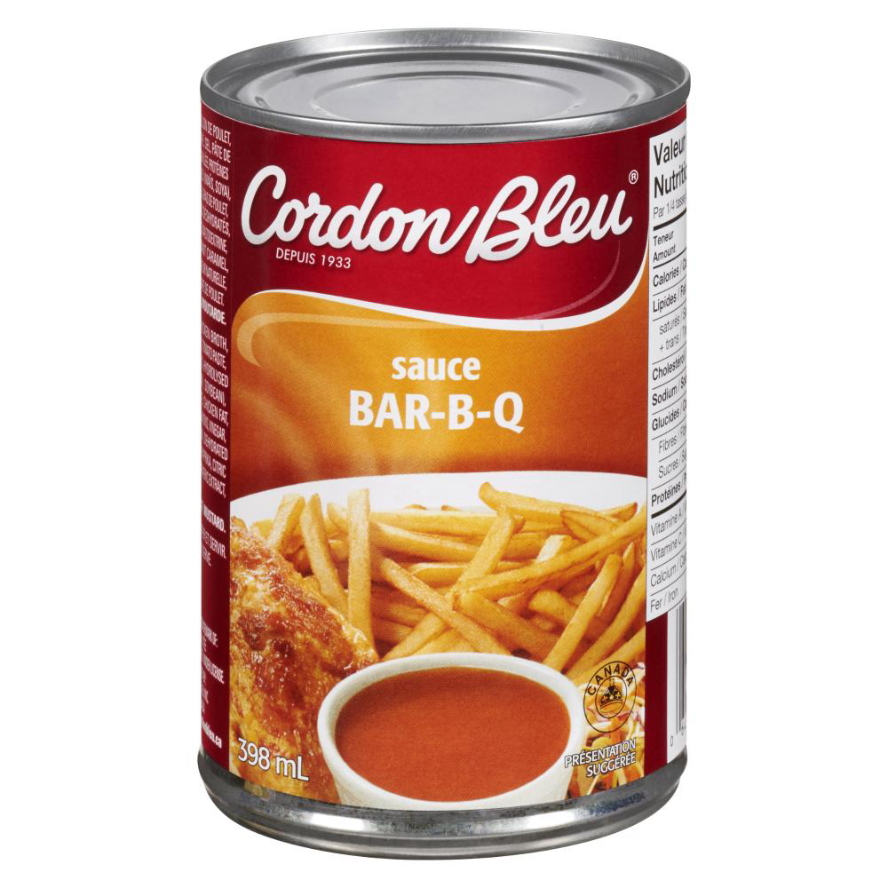 Cordon Bleu Bbq Sauce, 398 Ml -- 24 Per Case