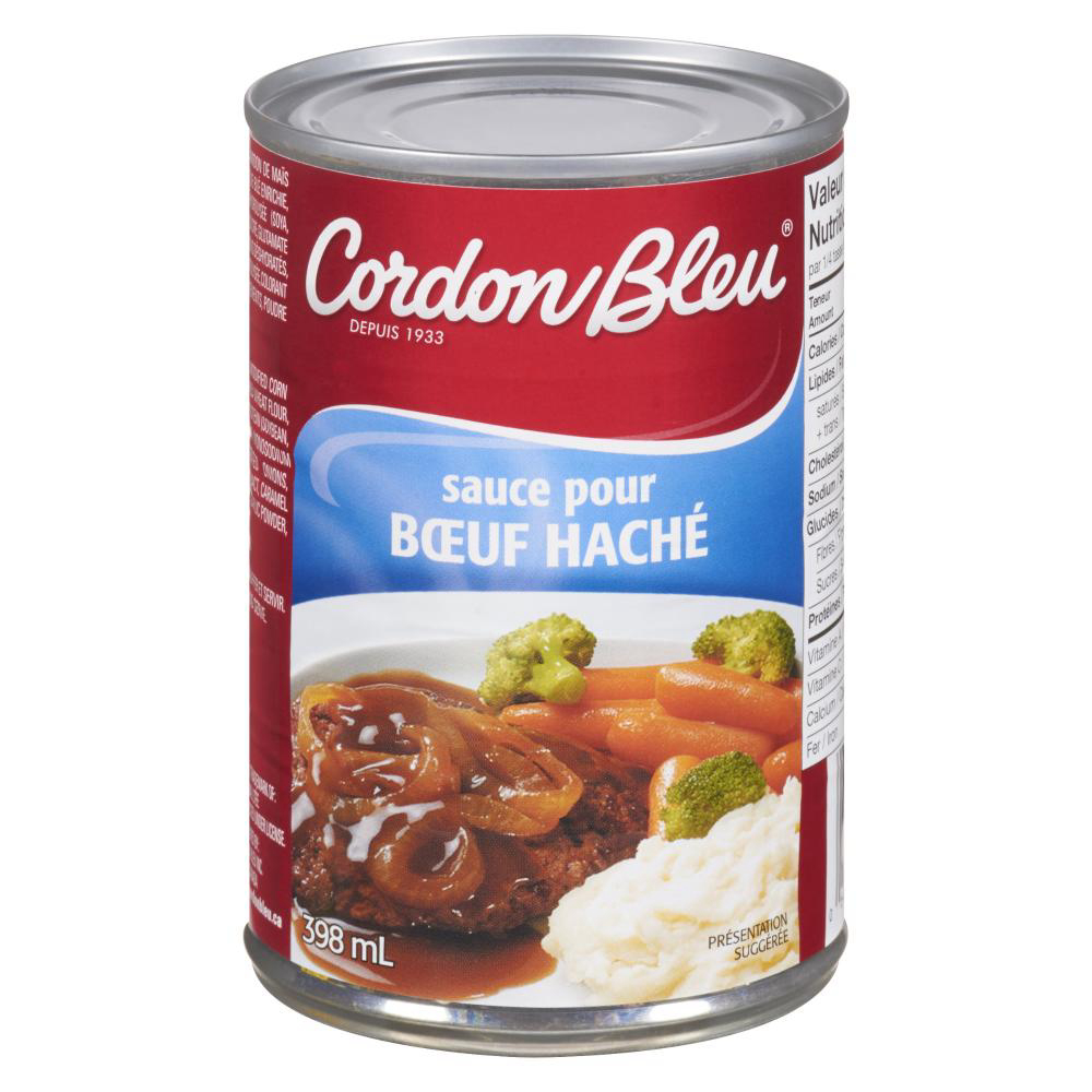Cordon Bleu Hamburger Steak Sauce, 398 Ml -- 24 Per Case