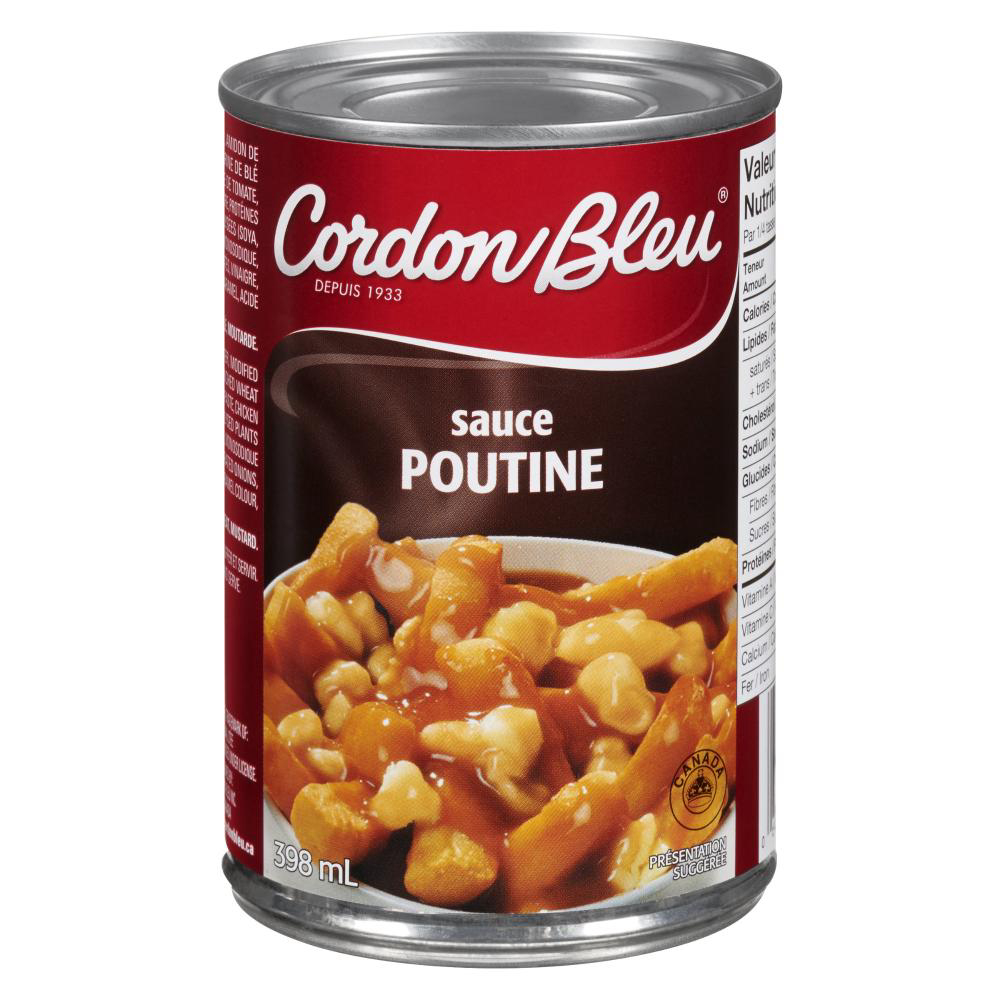 Cordon Bleu Poutine Sauce, 398 Ml -- 24 Per Case