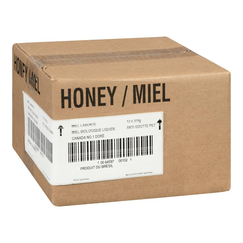 Miel Labonte Miel Pur Et Naturel, 375 G -- 12 Par Caisse