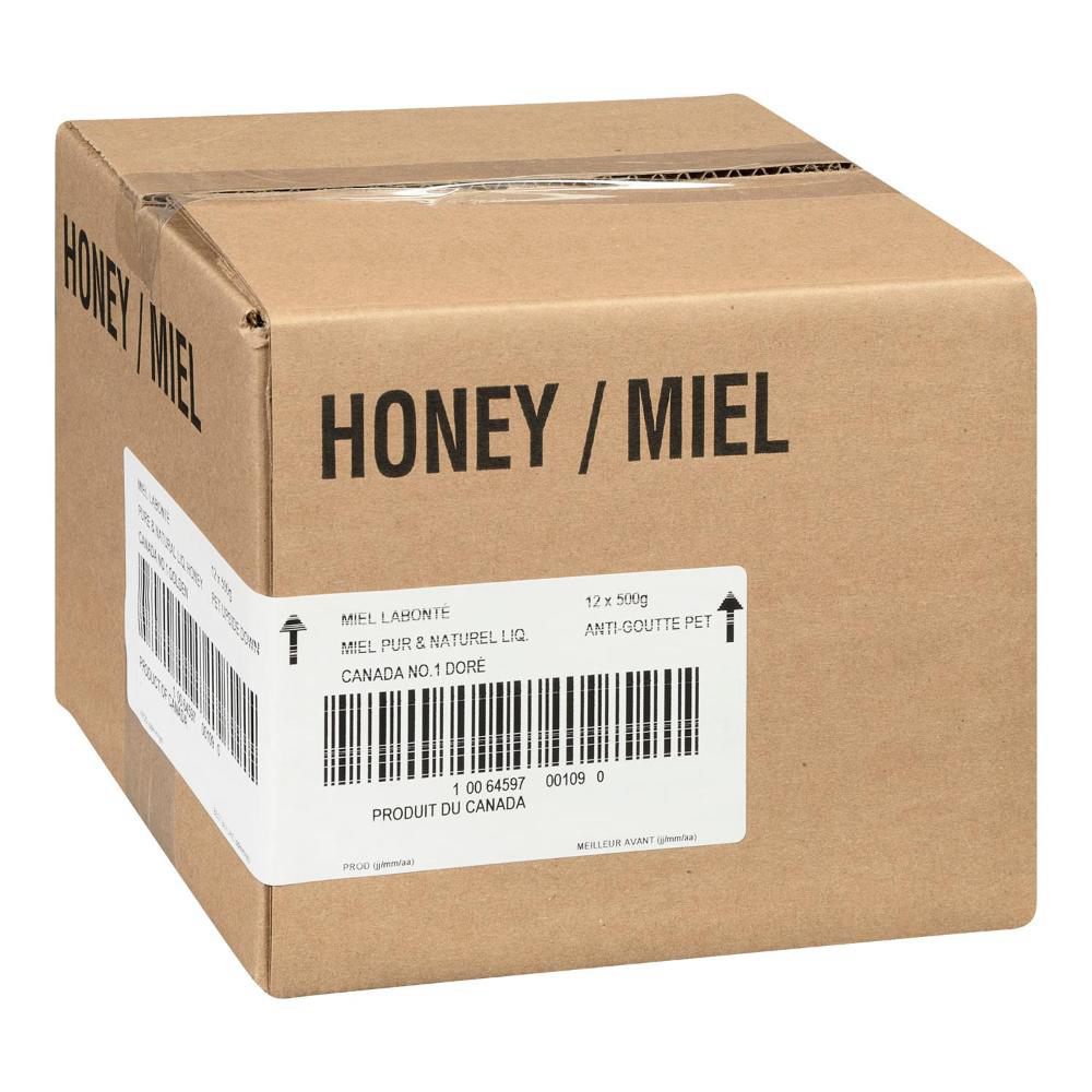 Miel Labonte Miel Pur Et Naturel, 500 G -- 12 Par Boîte