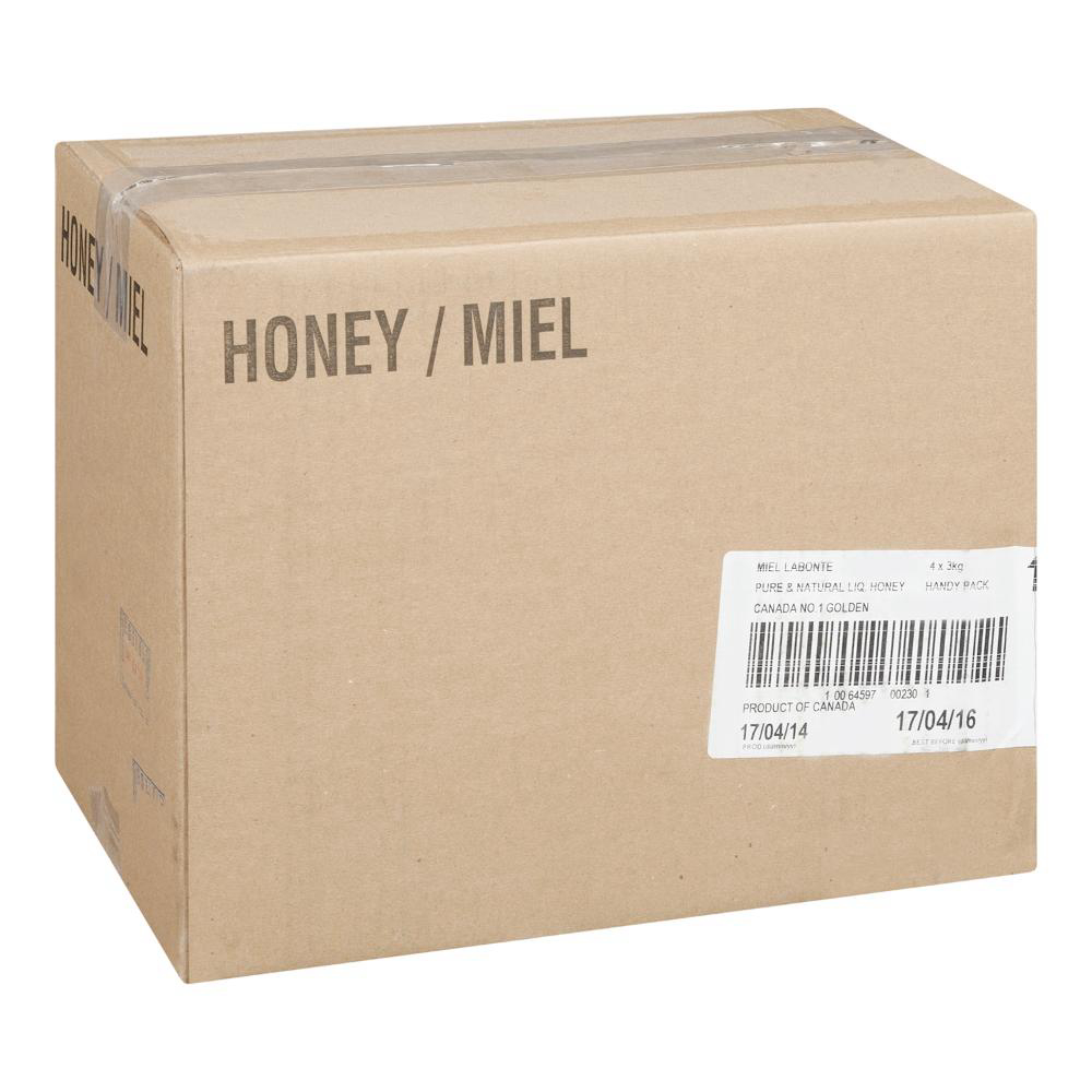 Miel Labonte Miel Pur Et Naturel, 3 Kg -- 4 Par Caisse