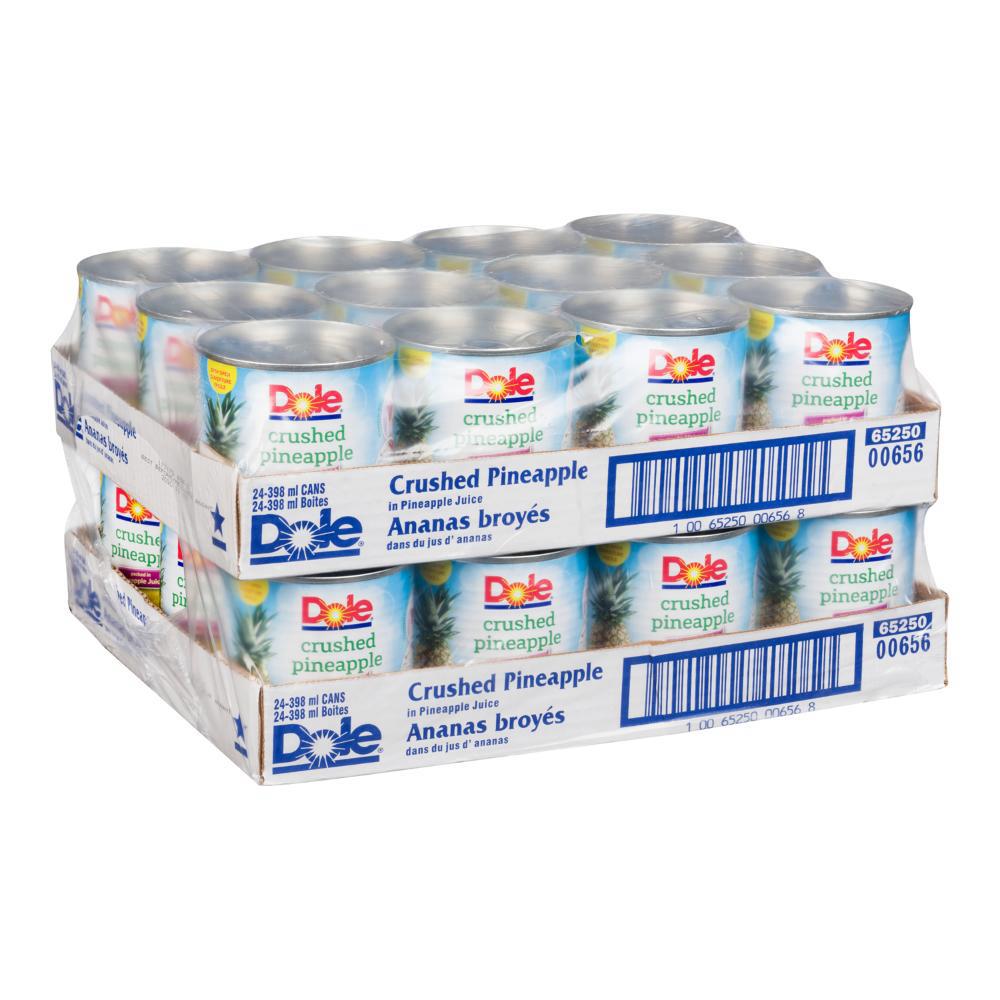 Dole Crushed Pineapple In Fruit Juice, 398 Ml -- 24 Per Case