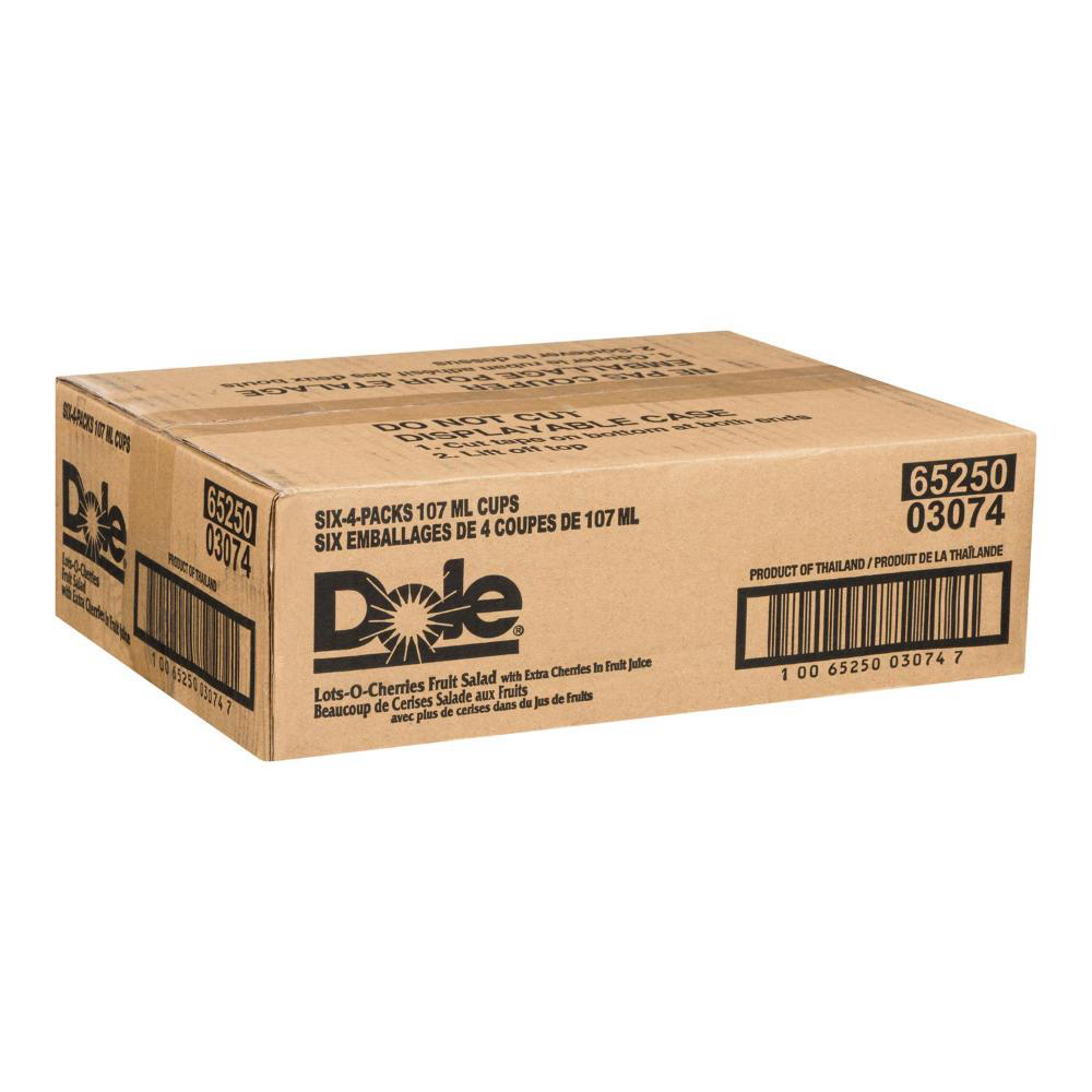Dole Extra Cherry Fruit Salad In Fruit Juice, 107 Ml -- 24 Per Case