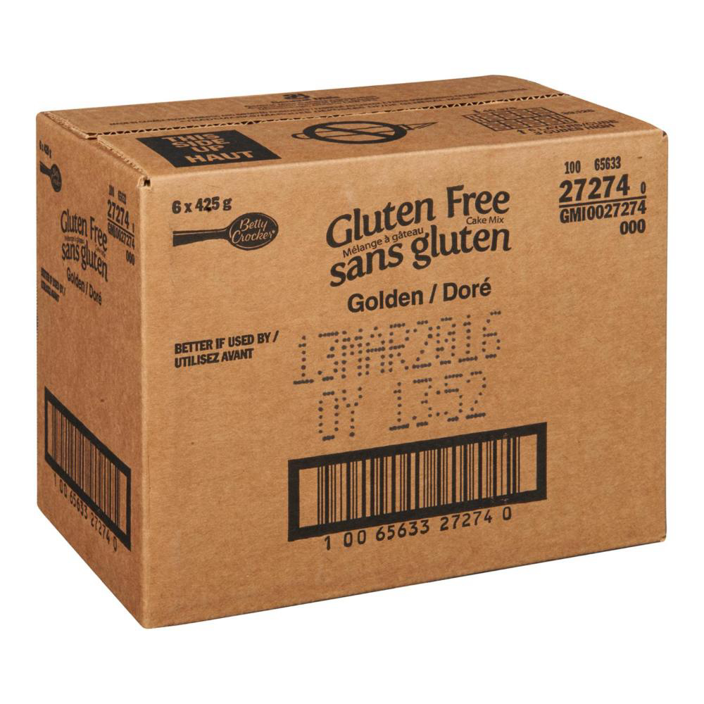 Betty Crocker Gluten-free Golden Cake Mix, 425 G -- 6 Per Case