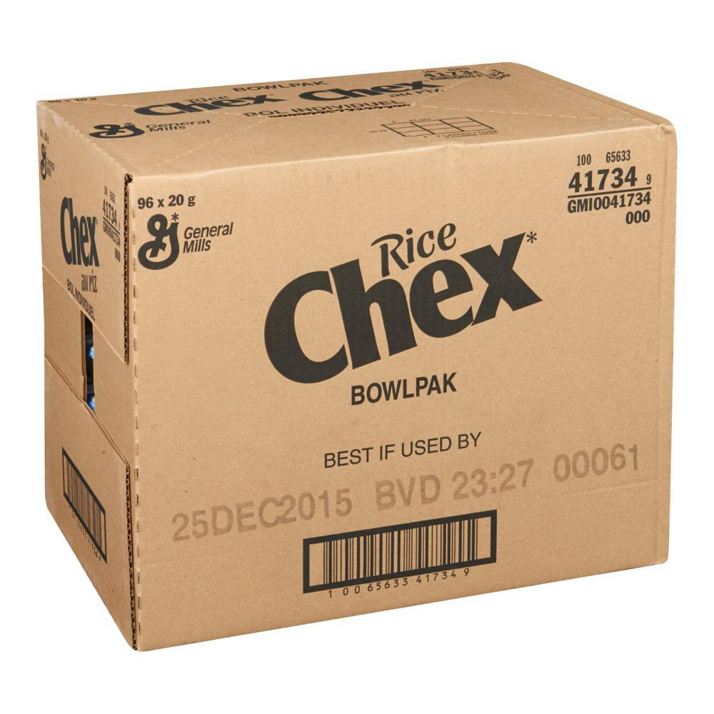 Chex Gluten Free Rice Cereal Bowl, 20 G -- 96 Per Case