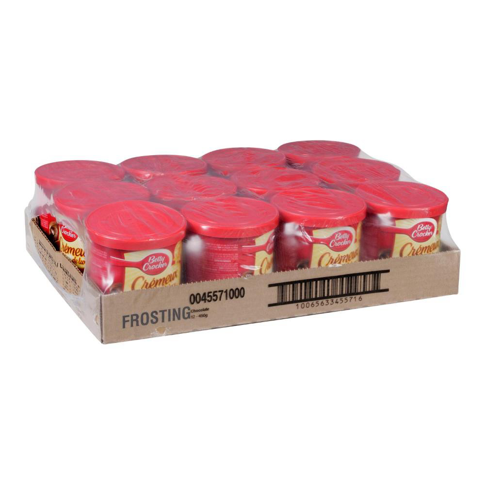 Creamy Deluxe Chocolate Frosting, 450 G -- 12 Per Case