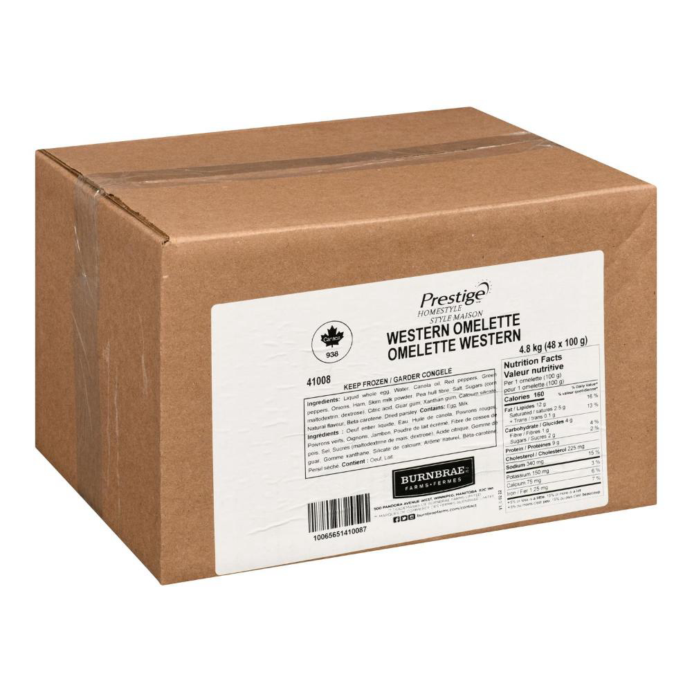 Prestige Cooked Western Omelettes, 100 G -- 48 Per Case