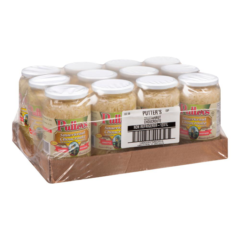 Putters Sauerkraut, 1 L -- 12 Per Case