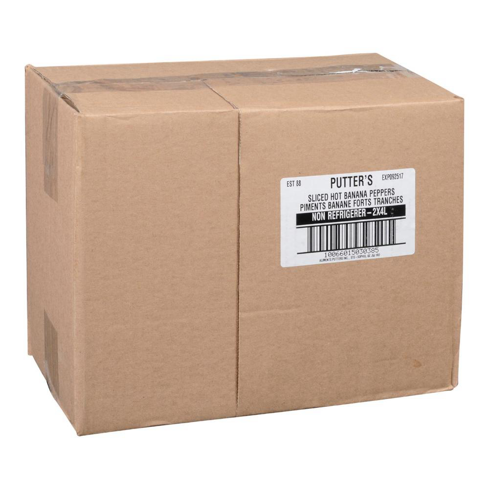 Putters Hot Banana Pepper Rings, 4 L -- 6 Per Case