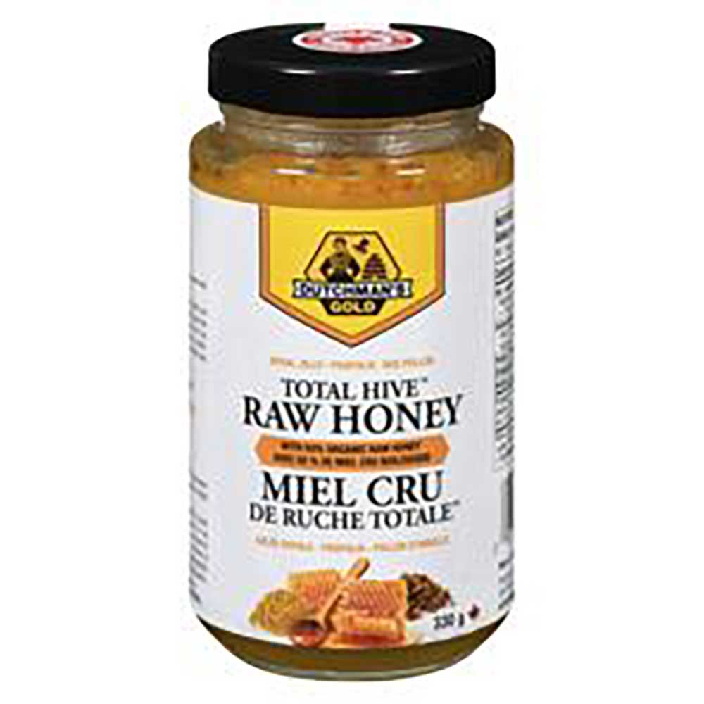 Dutchman's Gold Miel Brut Total Hive, 330 G -- 12 Par Boîte