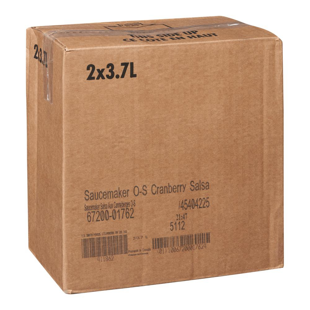 Saucemaker Cranberry Salsa Sauce, 3.7 L -- 2 Per Case