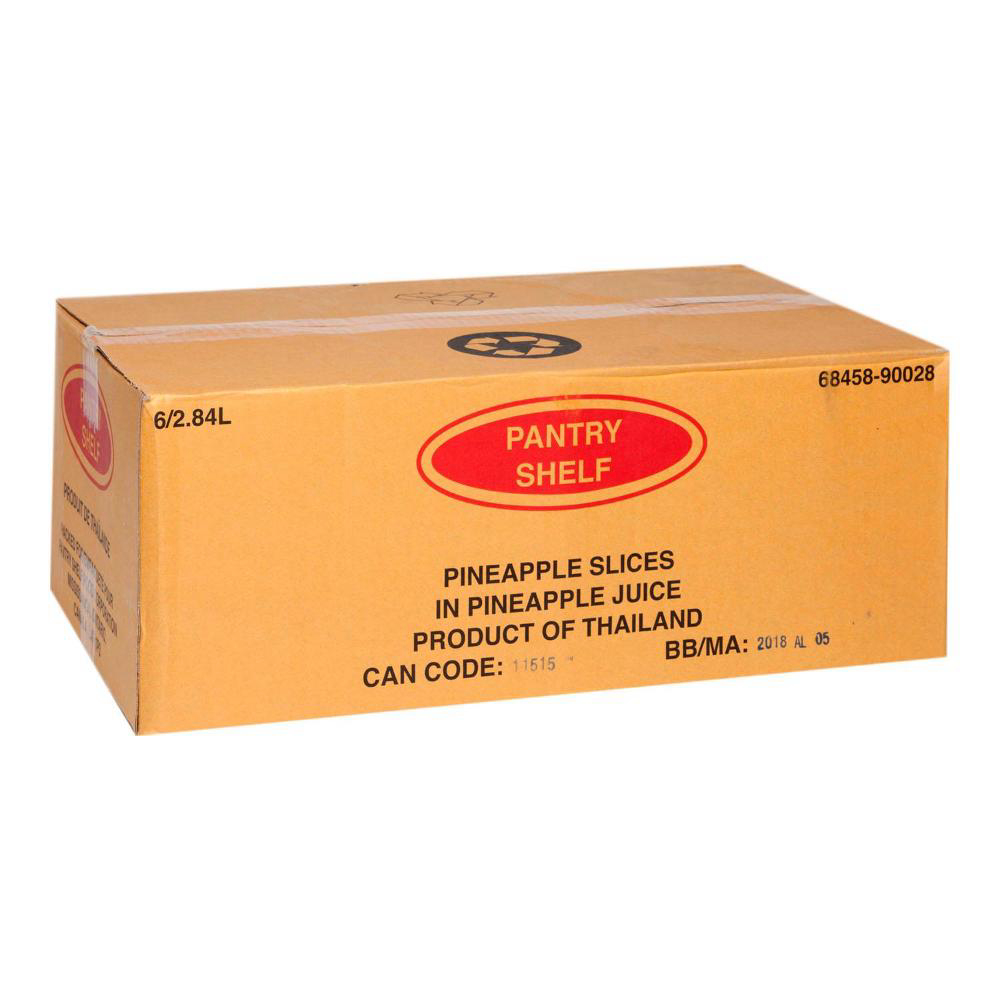 Pantry Shelf Pineapple Slices, 2.84 L -- 6 Per Case