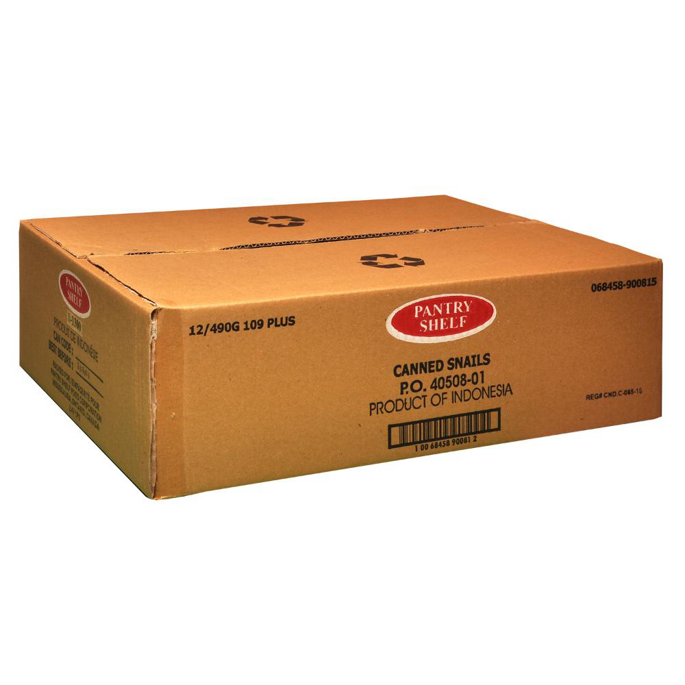 Pantry Shelf 9 Dozen Snail, 490 G -- 12 Per Case
