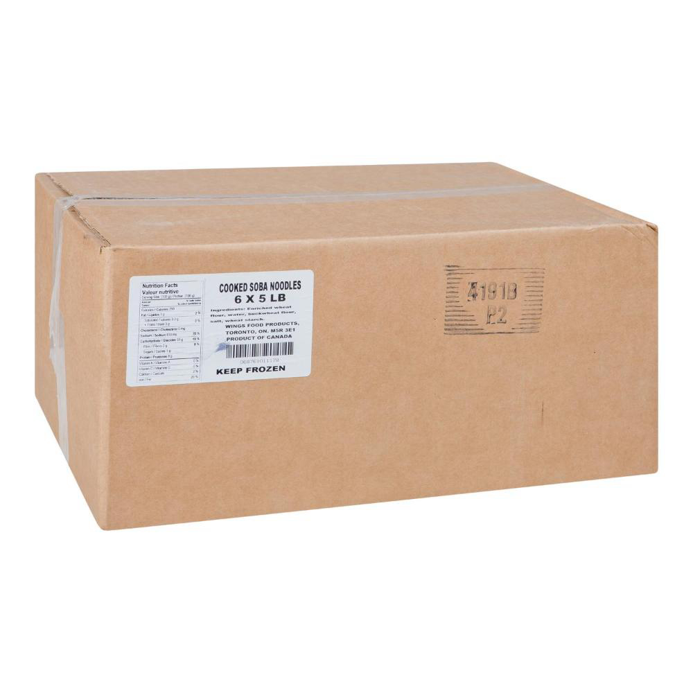 Wing's Nouilles Soba Cuites À La Vapeur, 2,27 Kg -- 6 Par Caisse