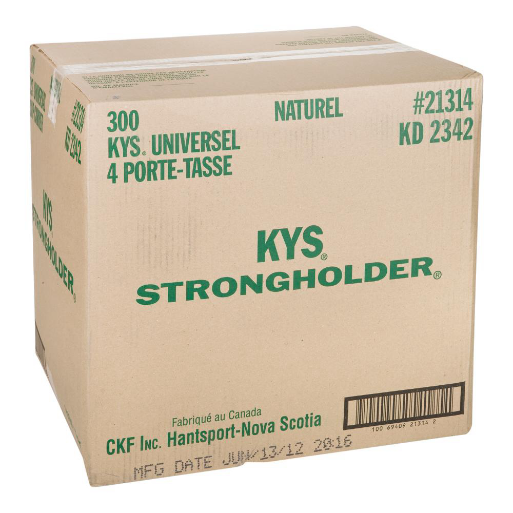 C.k.f. Kd2342 4-cup Carrier, 8.66 X 8.58 X 1.89 In -- 300 Per Case