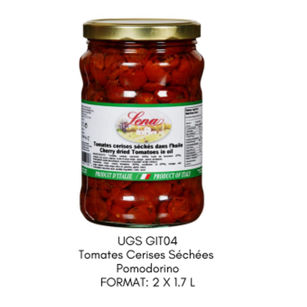 Delices Foret Dried Cherry Tomatoes In Oil, 1.7 L -- 6 Per Case